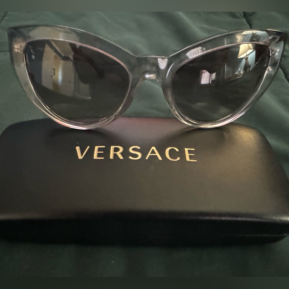 Versace sunglasses, new condition with case.